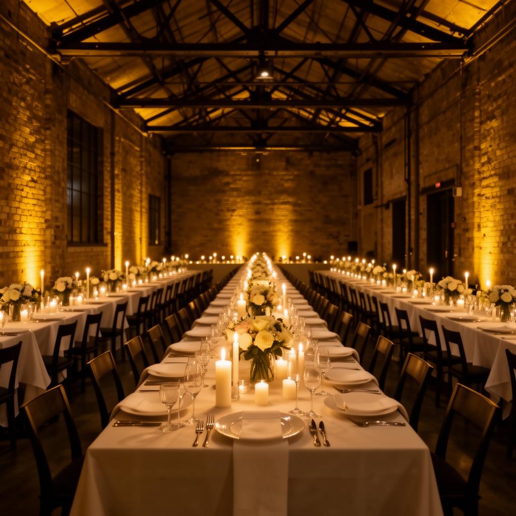 Gallery Dinner Example Smart Hospitality — Premium Eventlocation Berlin · Revaler Straße 99